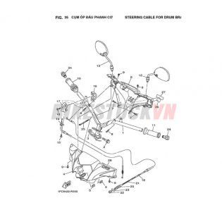 FIG-35_CỤM ỐP ĐẦU PHANH CƠ